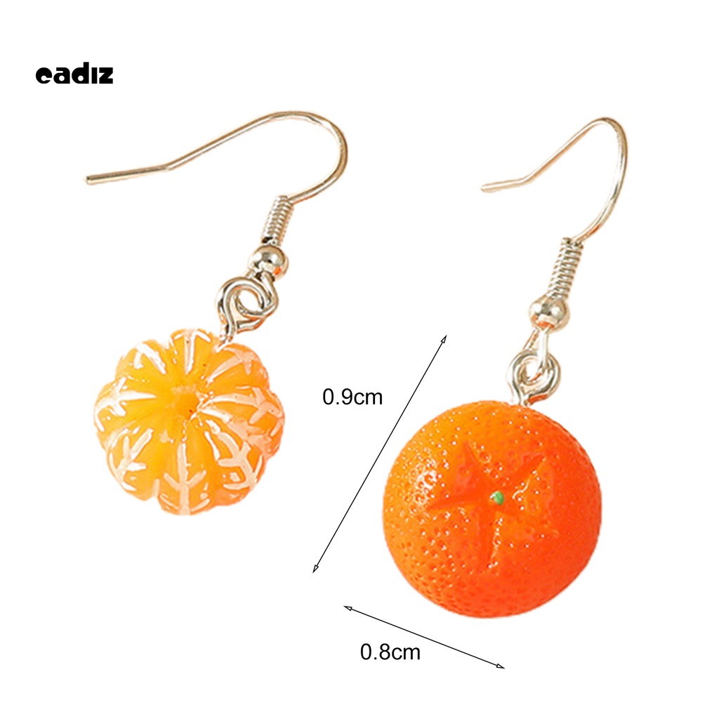 Bông tai hình quả cam dễ thương cho nữ