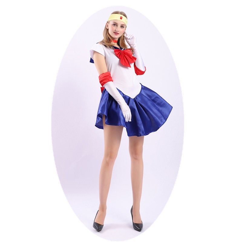 SAILOR MOON CHIBI Bộ Đồ Hóa Trang Thủy Thủ Mặt Trăng Cho Nữ