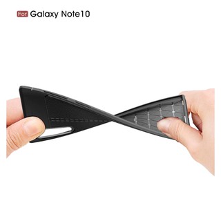 Ốp lưng Samsung Note 10 silicon giả da Auto Focus