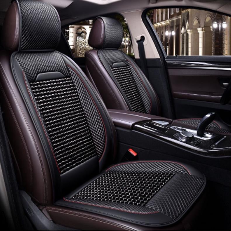Lót ghế ô tô hạt gỗ cao cấp chống nóng massage lưng cao cấp