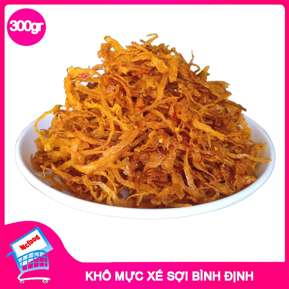 Khô mực xé cay 300GR loại ngon (đặc sản Bình Định)