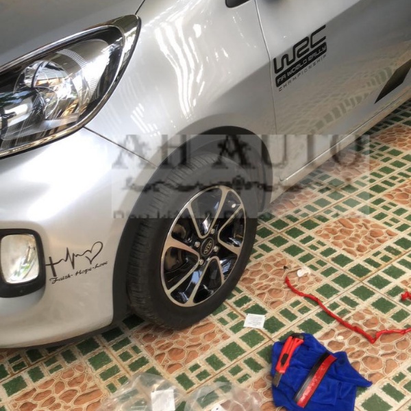 Cua Lốp Kia Morning Đời 2008-2012,2013-2020 Mẫu Thể Thao Chống Xước Và Chống Va Quẹt Xe