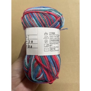 Len Jane Cotton màu loang (cuộn 50gr)