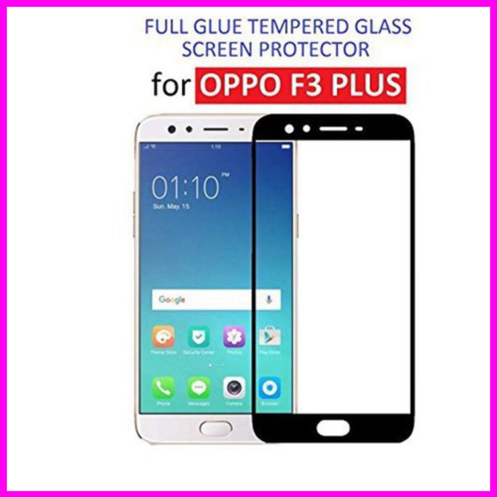 Kính cường lực oppo F3 plus full màn -NGOC LINHMOBILE