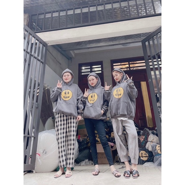 ÁO HOODIE C.R.E.W UNISEX MŨ 2 LỚP [ RẺ VÔ ĐỊCH ]