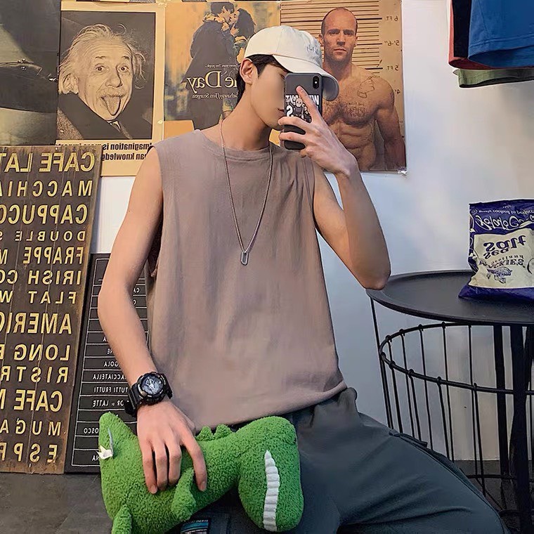 Áo sát nách - áo ba lỗ unisex chất cotton mền mát, thấm hút mồ hôi