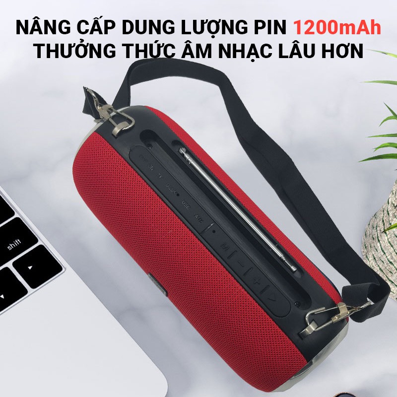 Loa Bluetooth HF-F666 công suất 5W*2 âm thanh HiFi, công nghệ không dây TWS kết nối 2 loa F666 cùng 1 lúc, nhiều màu sắc