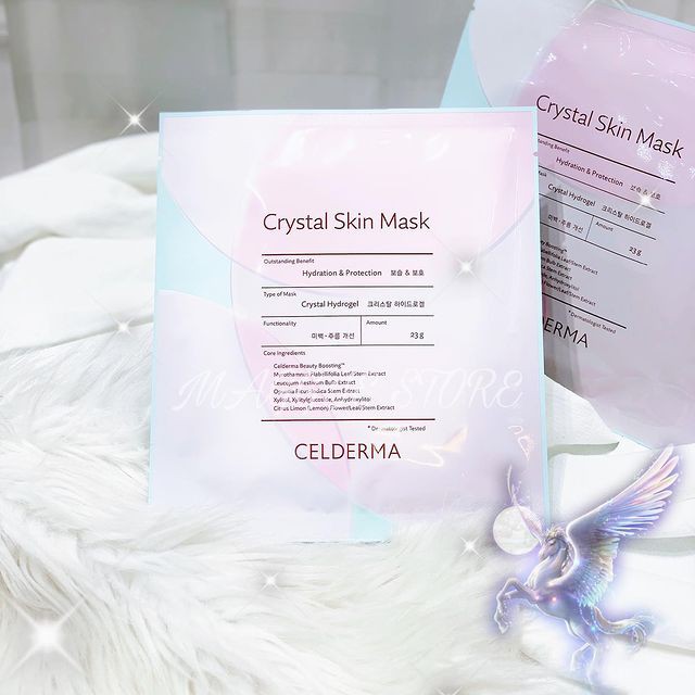 MẶT NẠ CELDERMA NINETALK HYDROGEL/ CRYSTAL SKIN/ MARINE COLLAGEN HYDROGEN MASK