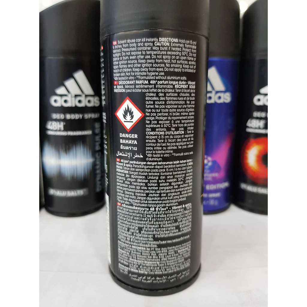 Xịt Khử Mùi Nam ADIDAS 150ml EU