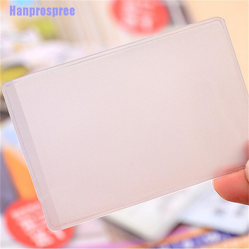Bộ 10 túi đựng thẻ ID bằng nhựa PVC chuyên dùng