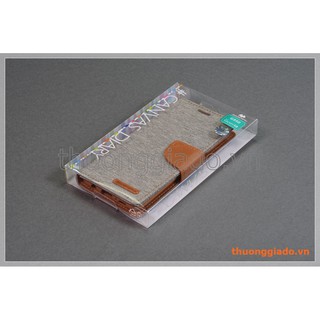 Bao da thời trang Samsung Galaxy S8/ G950 (Hiệu GOOSPERY, CANVAS DIARY)