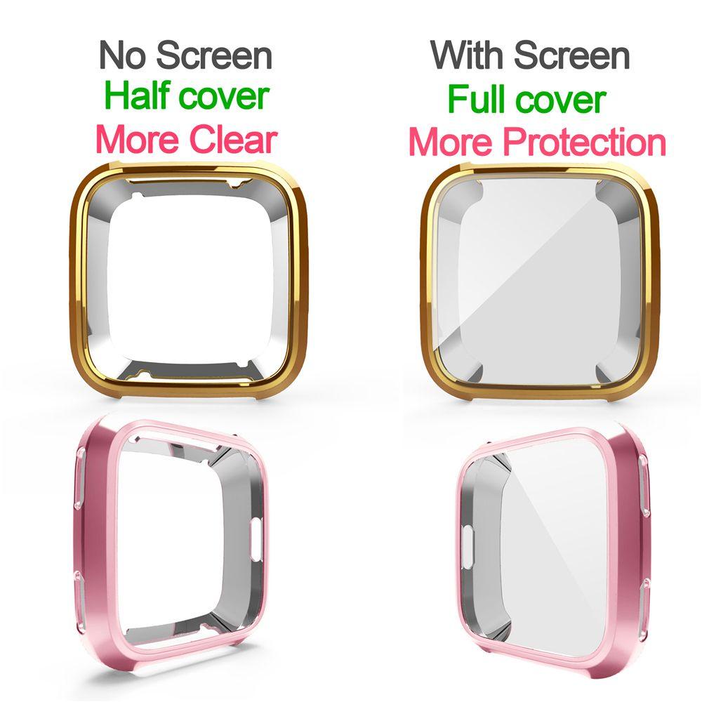 Ốp TPU Bảo Vệ Mặt Đồng Hồ Thông Minh Chống Trầy Xước Cho Fitbit Versa