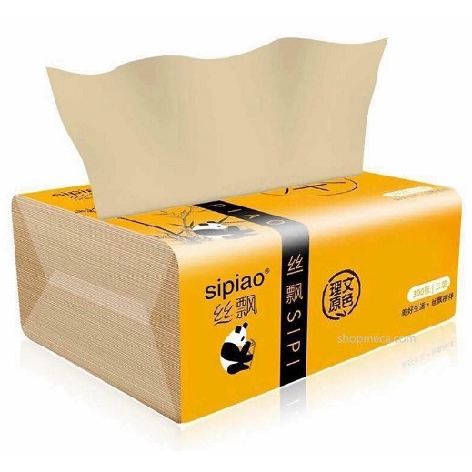 THÙNG 30 GÓI GIẤY ĂN GẤU TRÚC SIPIAO