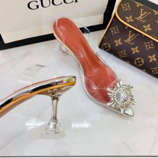 Giày cao gót nơ đá hoa mặt trời