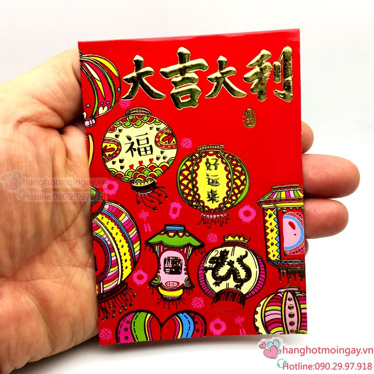 combo 6 bao lì xì 2019 LX63