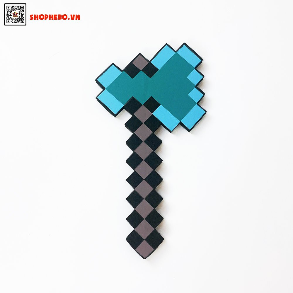 Rìu minecraft diamond cho bé.