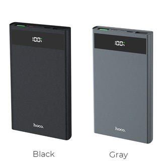 Sạc dự phòng hoco j49 hỗ trợ sạc nhanh qc3.0 10.000mah 2 cổng usb - chính hãng