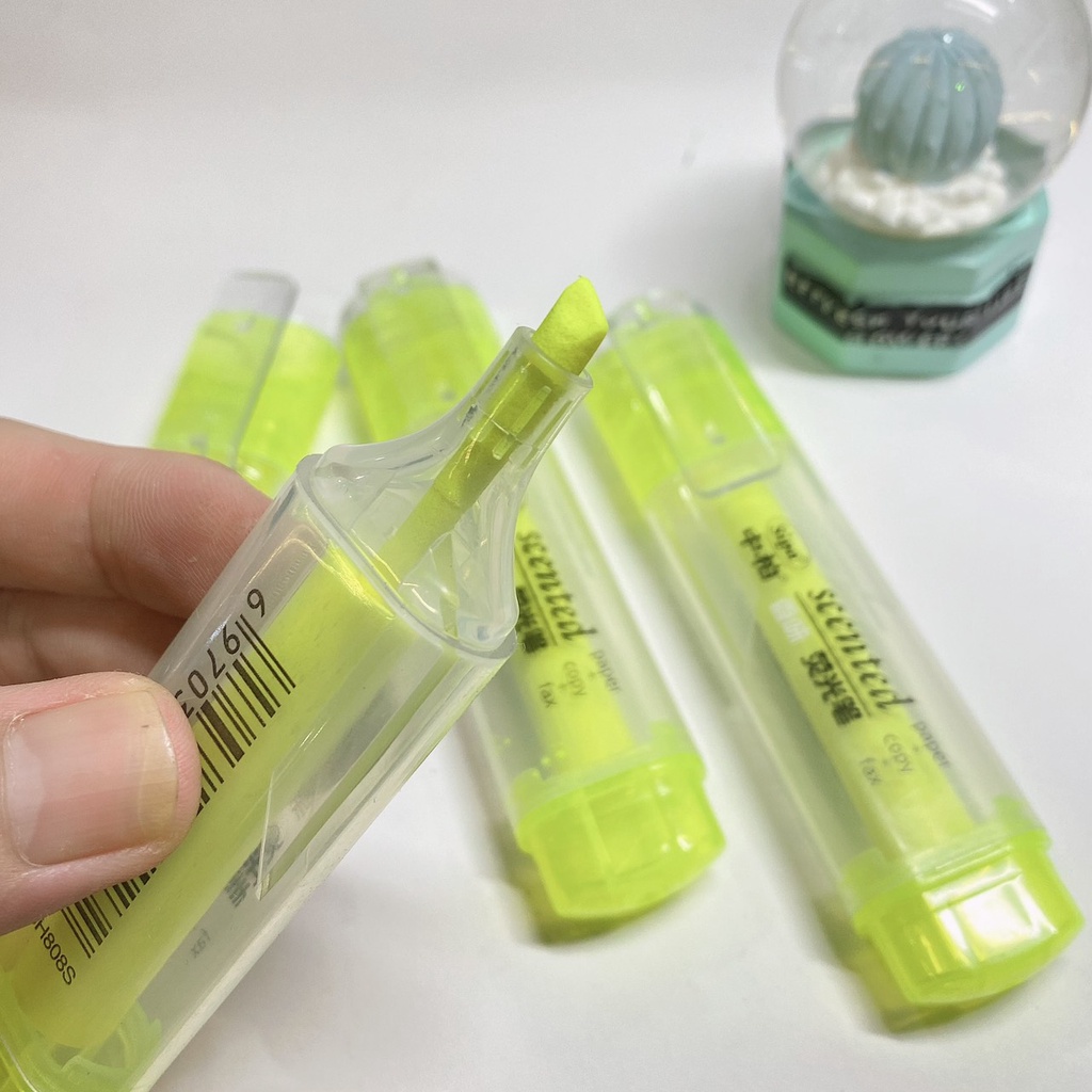 Bút Highlight Secented dạ quang, bút đánh dấu ghi nhớ dòng nhiều màu bắt mắt.