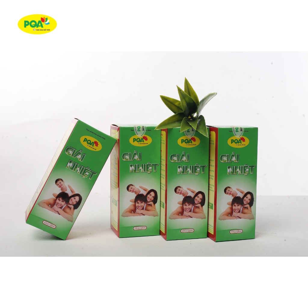 Giải Nhiệt PQA Thành Phần Từ Thiên Nhiên Giúp Thanh Nhiêt Lương Huyết Dùng Cho Người Bị Nóng Trong Hộp 125ml