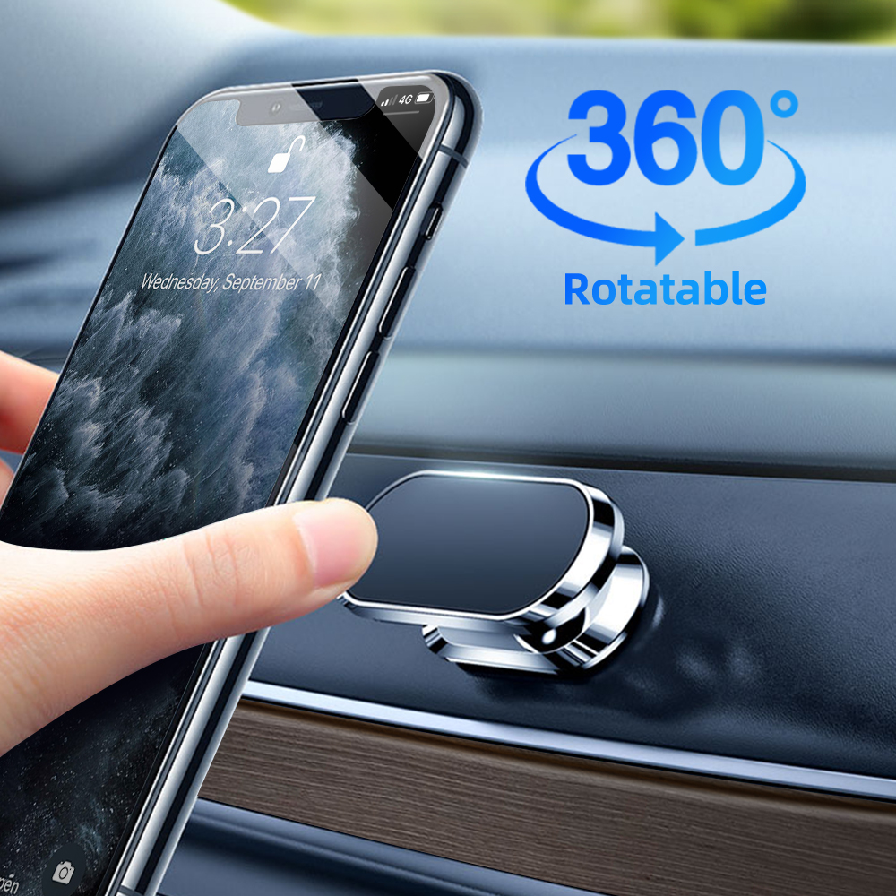 Giá Đỡ Điện Thoại Ankndo Có Nam Châm Trên Xe Hơi Thông Dụng Cho Samsung Xiaomi