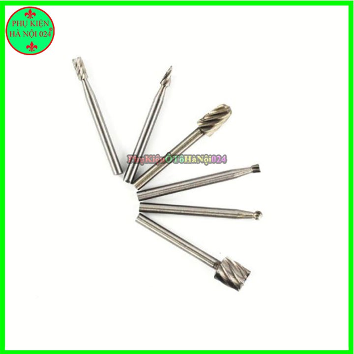 Bộ 6 Mũi Doa Phay HSS JS30 Đa Năng