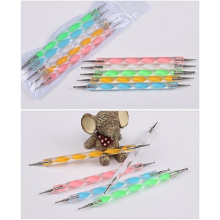 Bút chấm bi nail vẽ móng - set 5 bút chấm bi