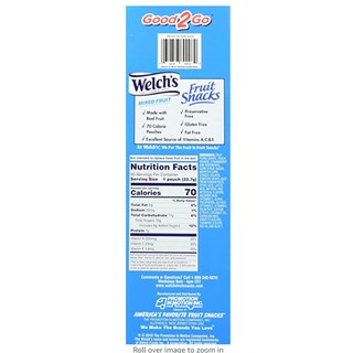 🍋 Kẹo Dẻo Trái Cây Welch's Fruit Snacks Mỹ (Túi 25.5g/ gói)