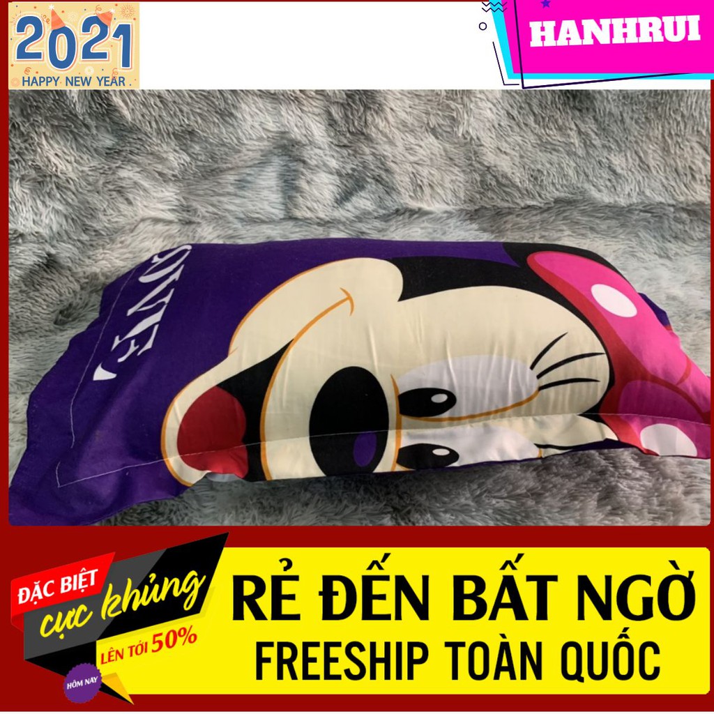 [Xả hàng nghỉ tết]Vỏ Gối Nằm,Áo Gối Nằm Cotton poly Hàn Quốc AG1232