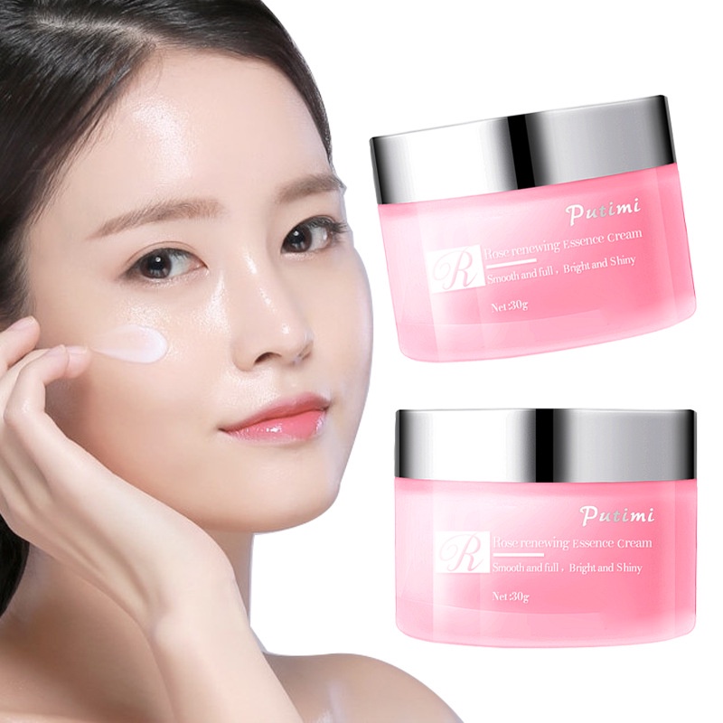 Kem Dưỡng Da Mặt Hoa Hồng Tinh Chất Trẻ Hóa Kem Dưỡng Ẩm Làm Mịn Da Mặt Sáng Trắng Da Mặt JULYSTAR