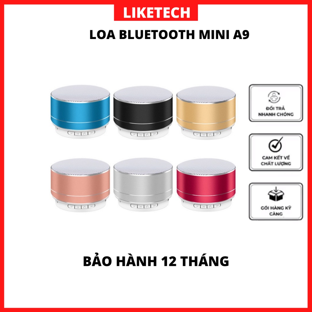 Loa Bluetooth Mini Đèn Led Đổi Màu E-3052 Âm Thanh Siêu Đỉnh, Bảo Hành 12 Tháng