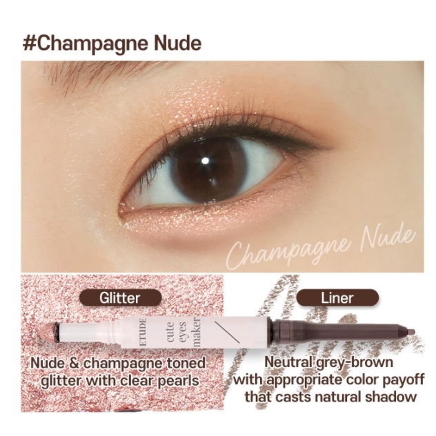 [Hàng mới về] Bút trang điểm mắt Etude House dễ thương tiện dụng