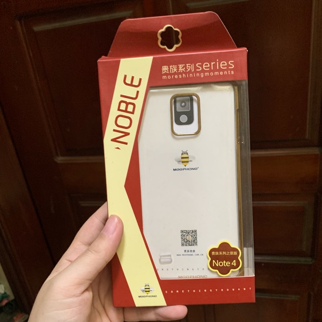 Ốp lưng hãng mephong viền mầu cho samsung Note4