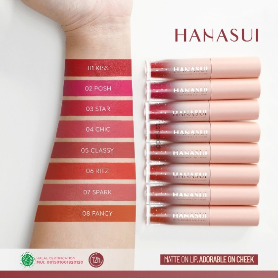 (hàng Mới Về) Son Kem Lì Trang Điểm Môi Lâu Trôi Hanasui | BigBuy360 - bigbuy360.vn