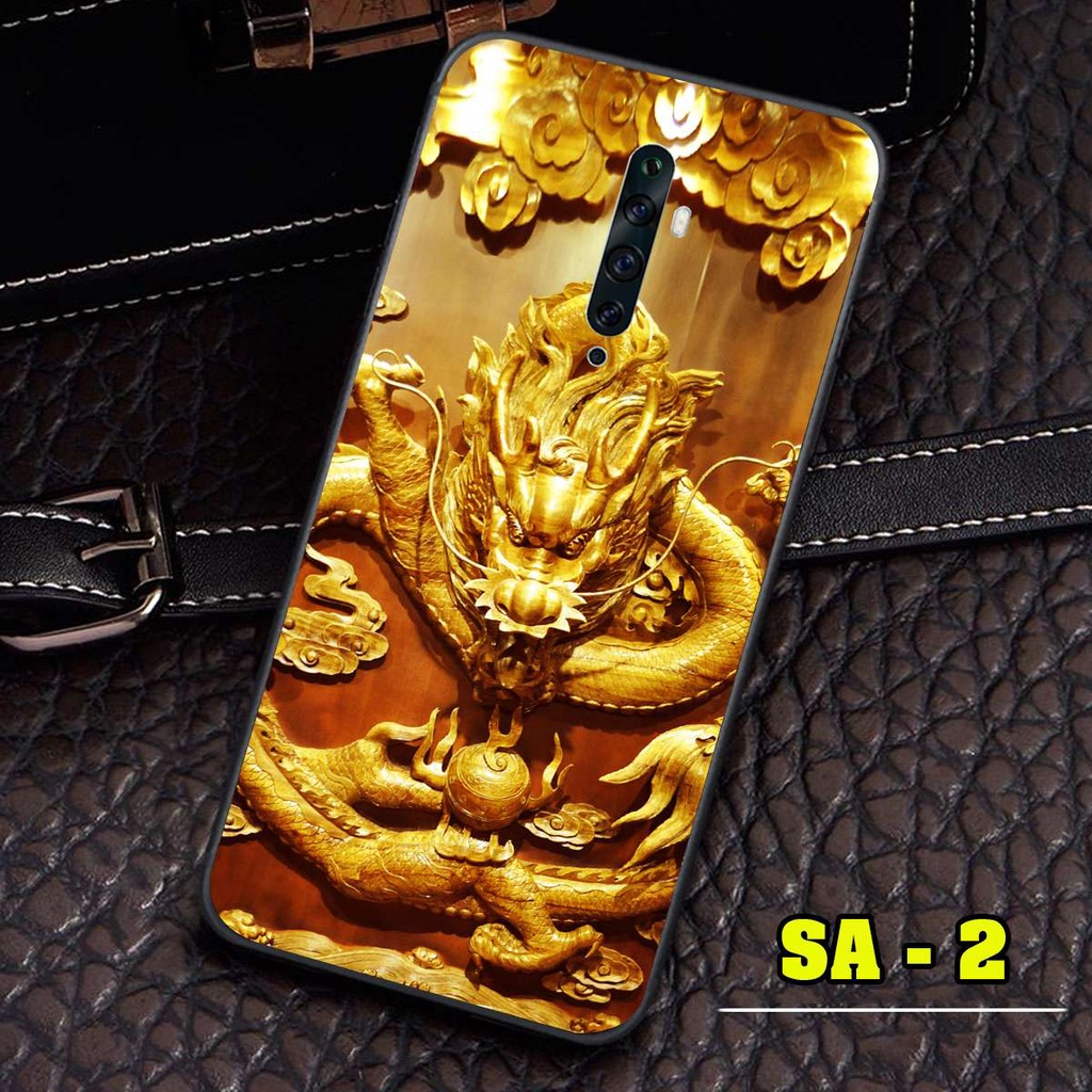 Ốp lưng 12 con giáp - Ốp in cho Oppo Reno 2 - Reno 2Z - Reno 2F trên mặt lưng kính sáng bóng