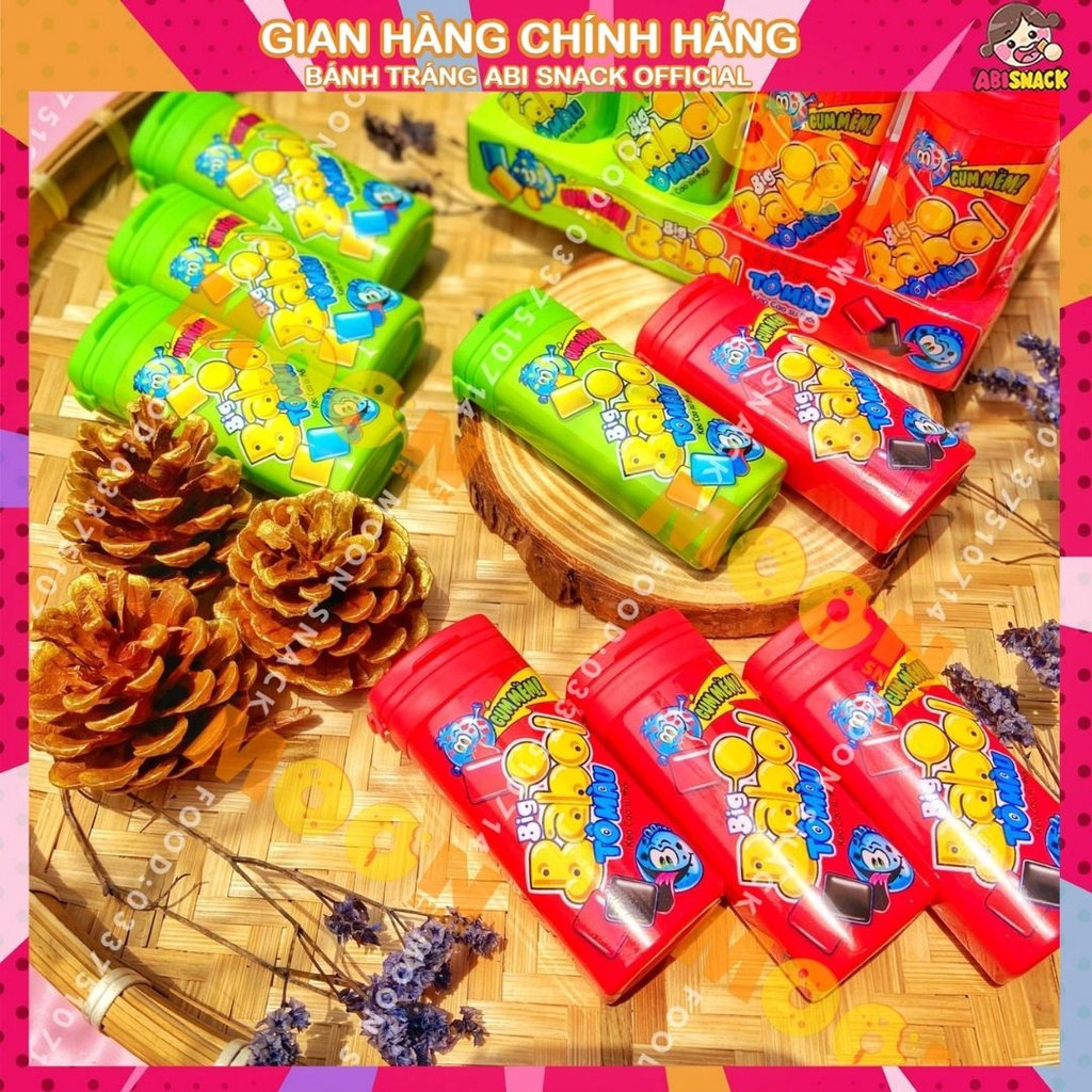 Kẹo cao su thổi gum mềm big babol tô màu hộp 16g-càng thổi càng vui - ảnh sản phẩm 9