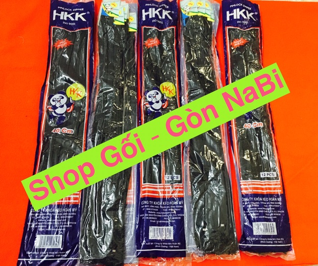 Dây khoá kéo may gối 30cm-40cm giá rẻ