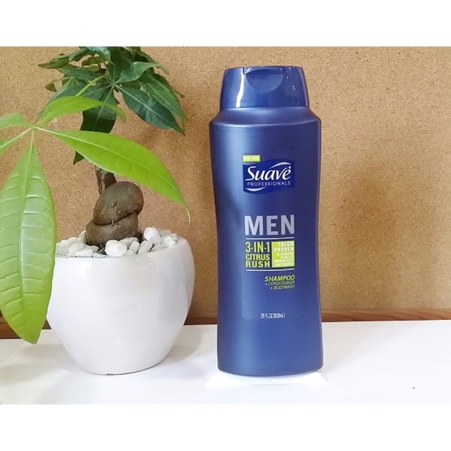 SỮA TẮM GỘI XẢ 3in1 SUAVE MEN
