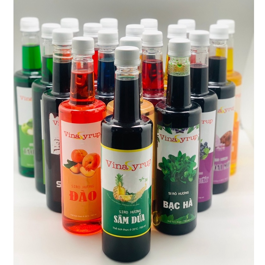 Siro Táo Xanh VinaSyrup 750ml