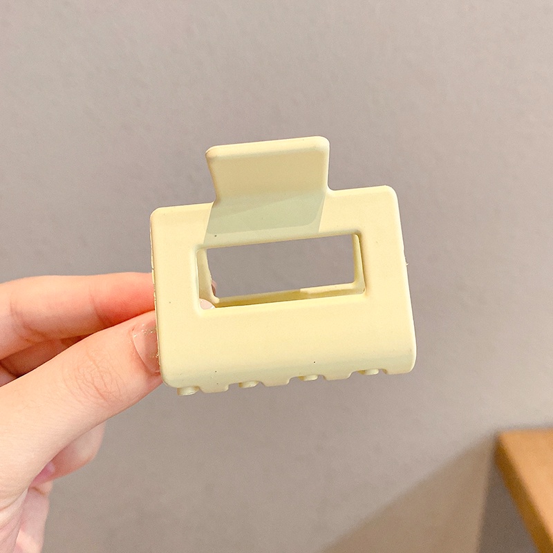 Kẹp Tóc Bằng Acrylic Bền Thiết Kế Đục Lỗ Phong Cách Hàn Quốc