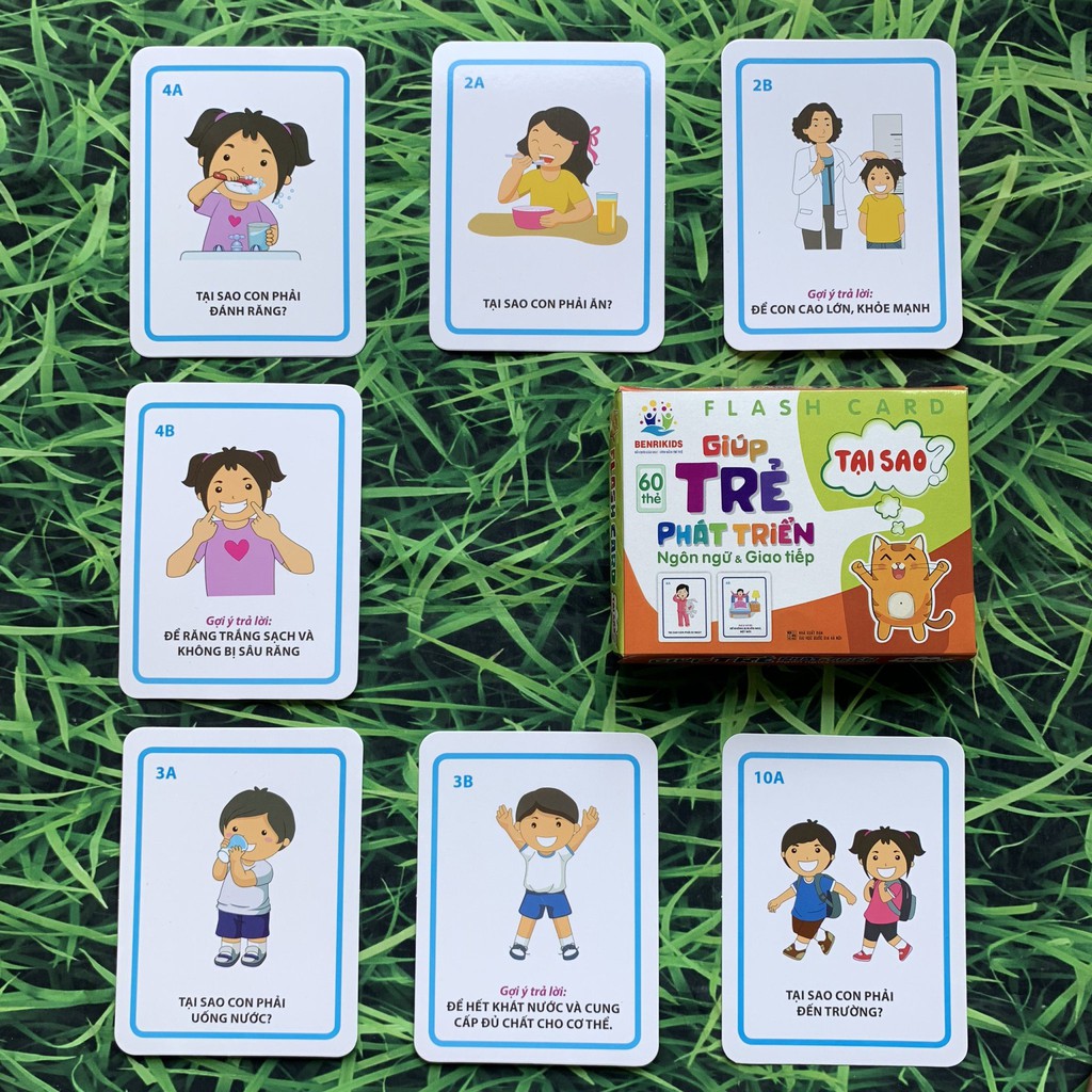 Bộ Thẻ Học Thông Minh Flashcard Giúp Bé Giải Đáp Thắc Mắc Về Những Câu Hỏi "Tại Sao"