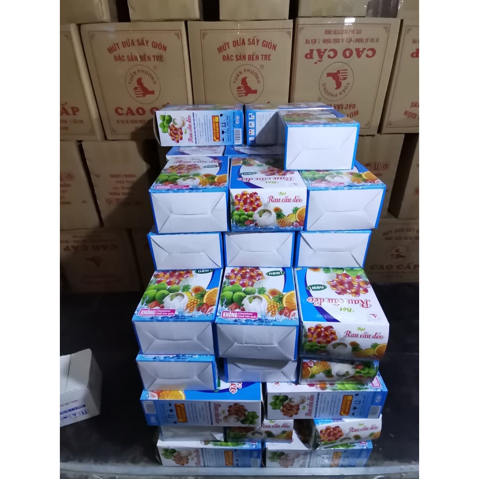 Thạch rau câu cá dẻo tuấn phương 1 thùng 120gói