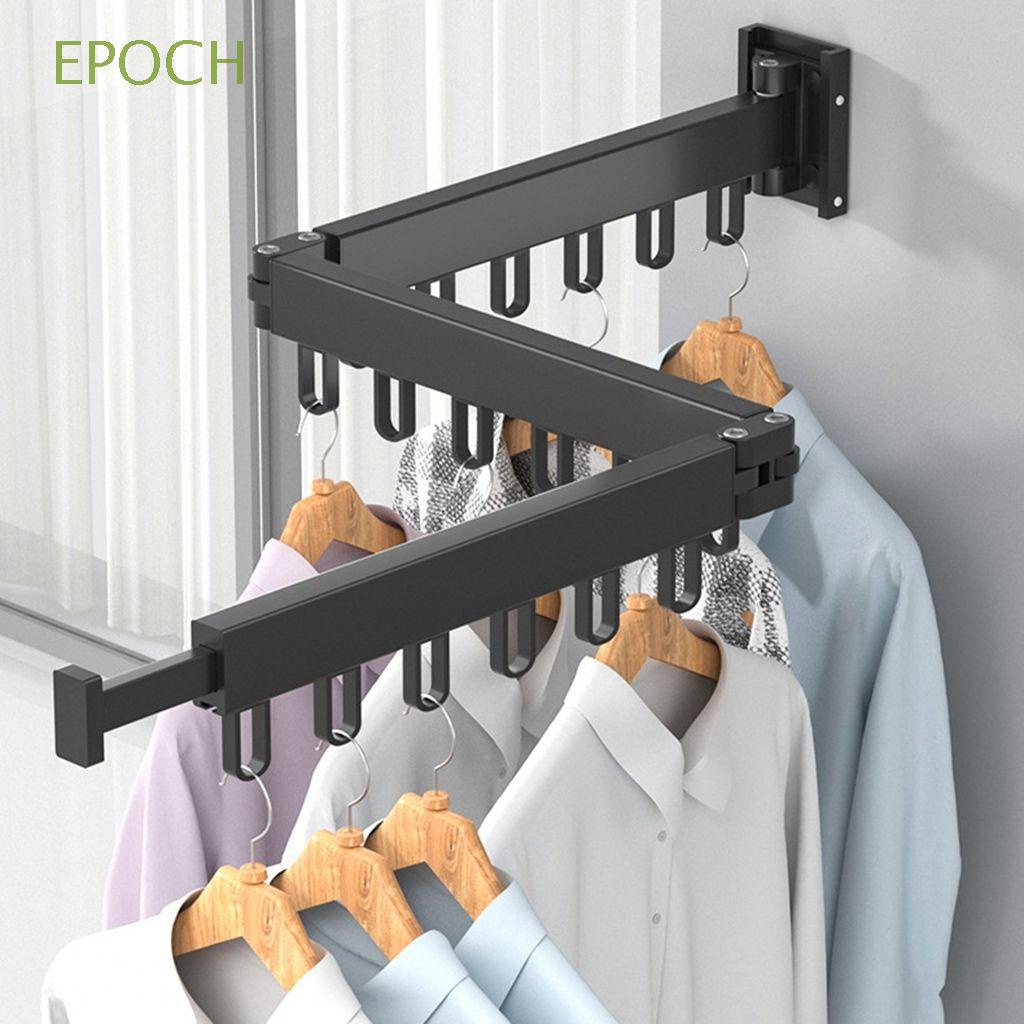 Epoch 1 Móc Phơi Đồ Gắn Tường Tiết Kiệm Không Gian Có Thể Thu Gọn