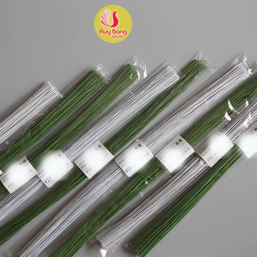 Kẽm giấy dây làm cành hoa - Nguyên liệu làm hoa lụa cao cấp