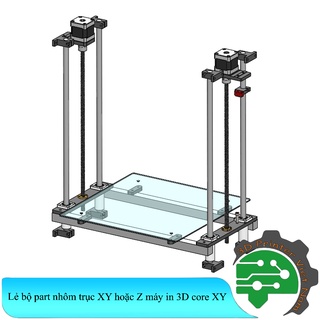 Lẻ bộ part nhôm trục XY hoặc Z máy in 3D core XY