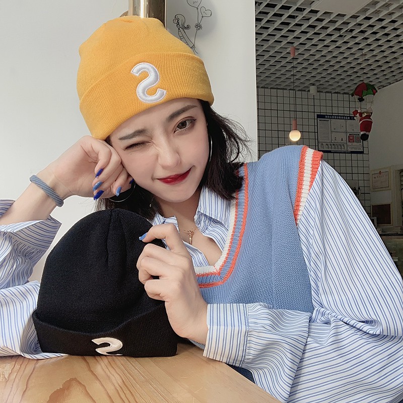 Nón Len Thêu Chữ S Phong Cách Hàn Quốc Sành Điệu