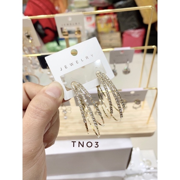 Thẻ treo hoa tai nhựa xinh xắn cho shop