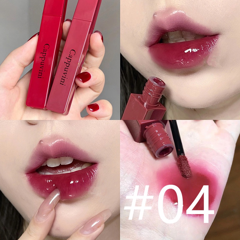 Son Kem Lì Kháng Nước CAPPUVINI 4g 6 Màu Lựa Chọn