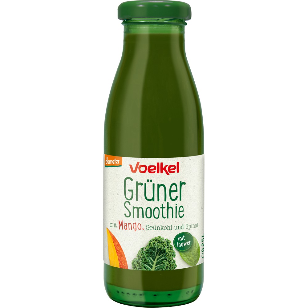 Sinh tố xoài cải xoăn hữu cơ Voelkel Smoothie Mango &amp; Kale 250ml
