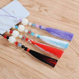 DIY pendant lotus pendant with tassel Chinese knot