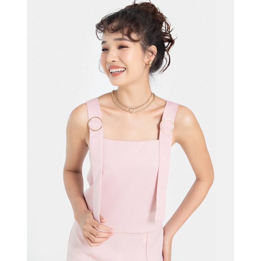 Áo Kiểu Thời Trang JUNO 2 Dây Dáng Suông JNAKI016